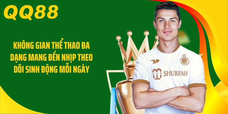 Không gian thể thao đa dạng mang đến nhịp theo dõi sinh động mỗi ngày